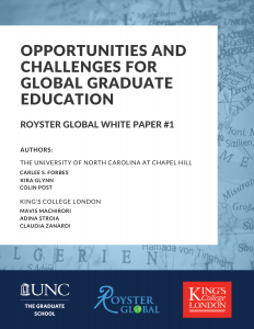 Cover page of Royster White Paper #1