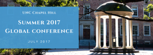 UNC Chapel Hill Summer 2017 Global Conference July 2017